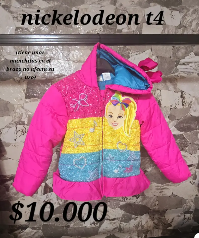 Chaqueta infantil Nickelodeon colorida T4