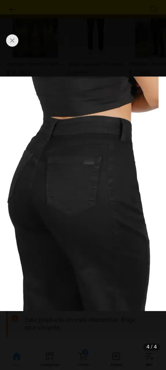 Jeans negros dirty - 4