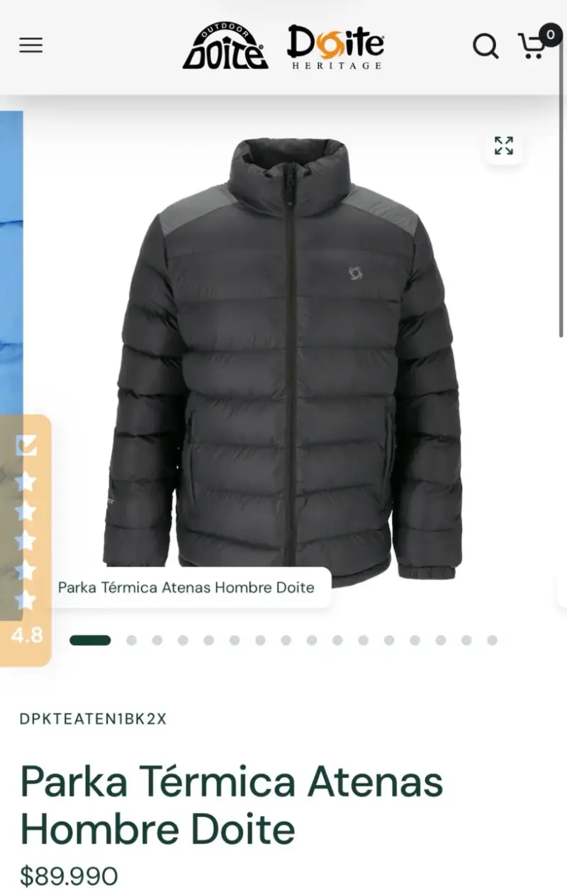 Parka Térmica AtenasHombre Doite (talla S) - 4
