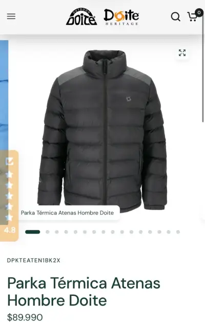 Parka Térmica AtenasHombre Doite (talla S) - miniatura 4