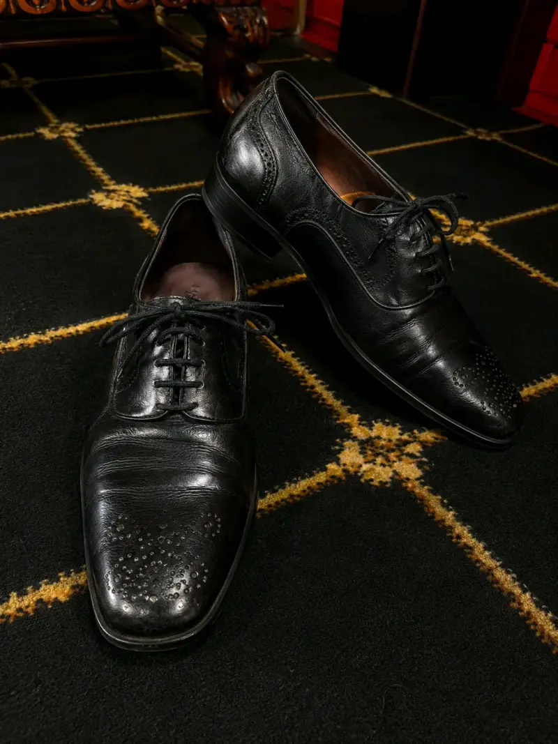 Zapatos de vestir negros 💯 cuero
