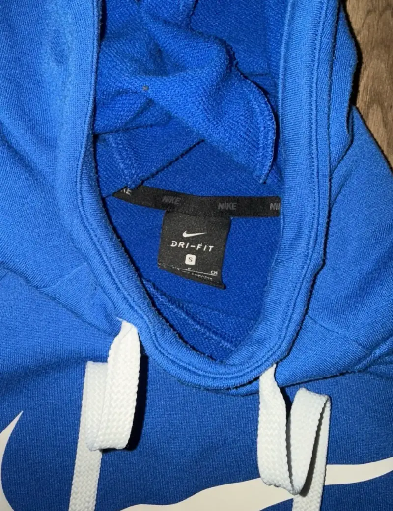 Polerón Nike azul con capucha - 2