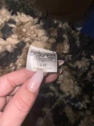 Chaqueta Patagonia marrón con forro de lana - miniatura 3