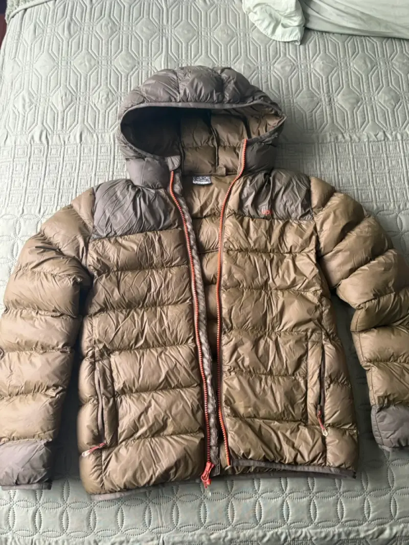 Chaqueta acolchada Lippi marrón con capucha - 2