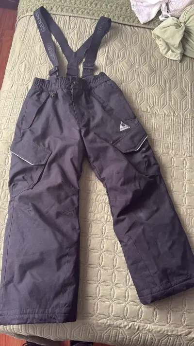 Pantalones de nieve Gerry con tirantes - miniatura 1