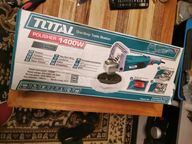 Pulidora línea industrial total 1400w - 5