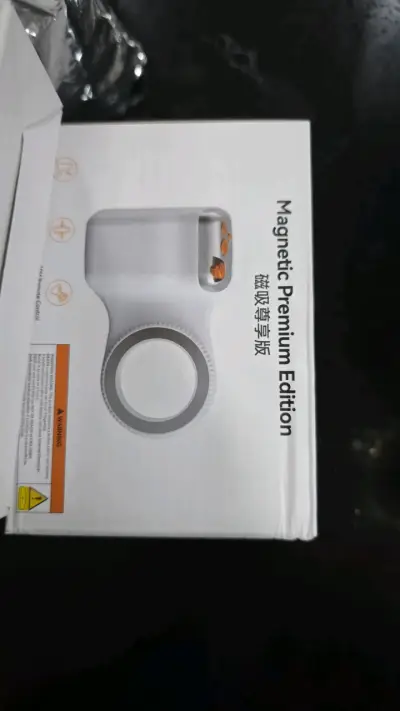 Grip magnetico con luz LED para smartphone - miniatura 2