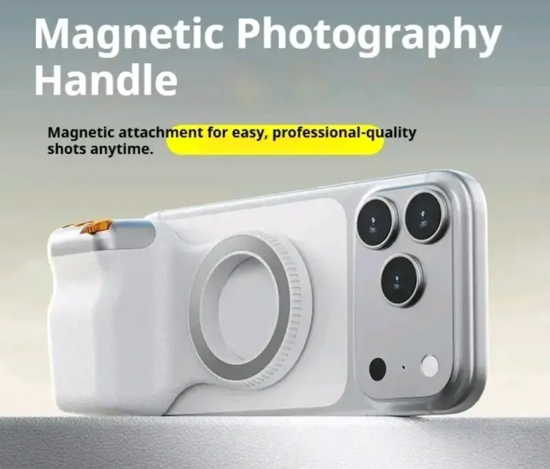 Grip magnetico con luz LED para smartphone - 3