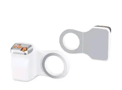 Grip magnetico con luz LED para smartphone - miniatura 4