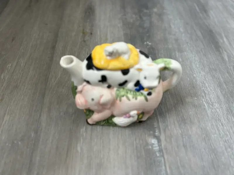 Tetera de cerámica con diseño de animales - 2