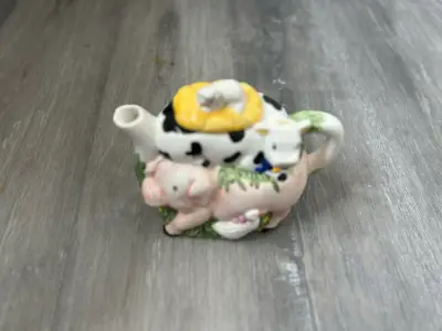 Tetera de cerámica con diseño de animales - miniatura 2