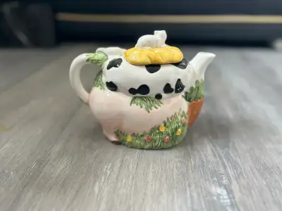 Tetera de cerámica con diseño de animales - miniatura 4