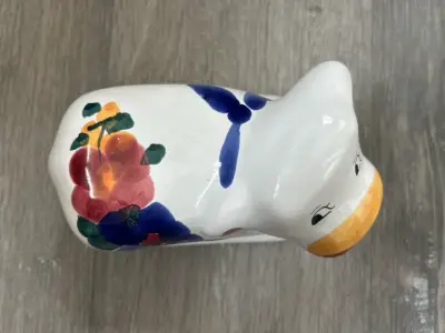 Mantequillera cerámica vaca pintada a mano - miniatura 2