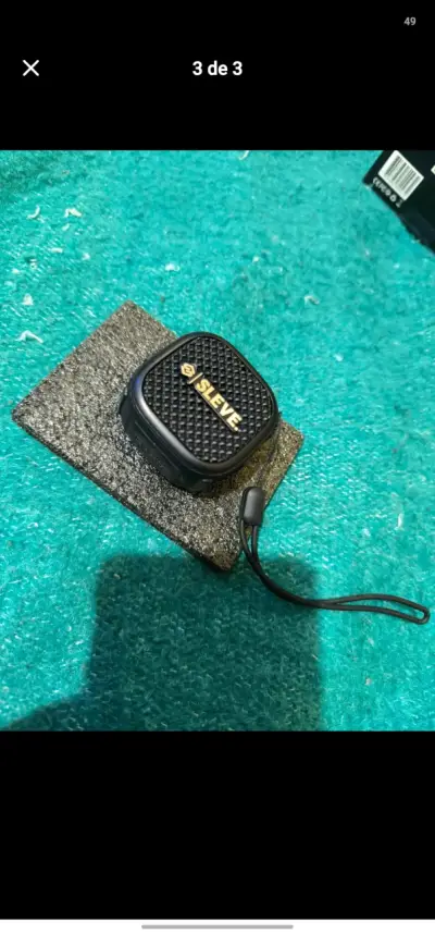 Altavoz portátil iSleve compacto negro - miniatura 1
