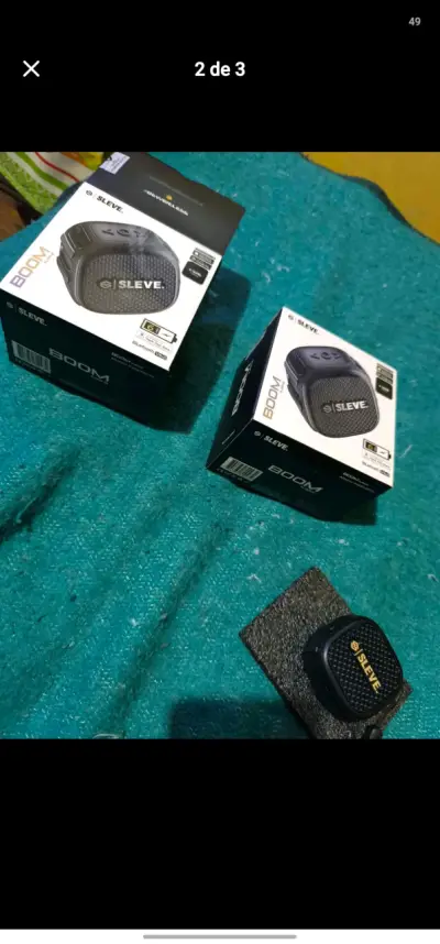 Altavoz portátil iSleve compacto negro - miniatura 2