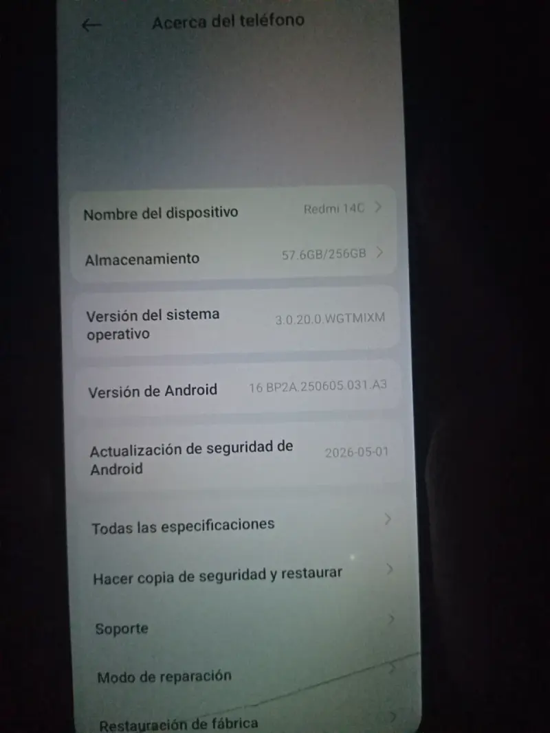 Celular redmi 14c de 256gb de almacenamiento - 3