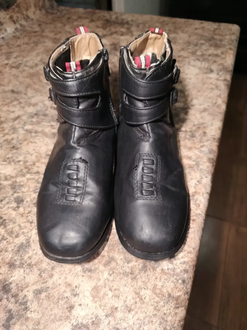 Bota para Huaso de cuero negro para hombre - 1