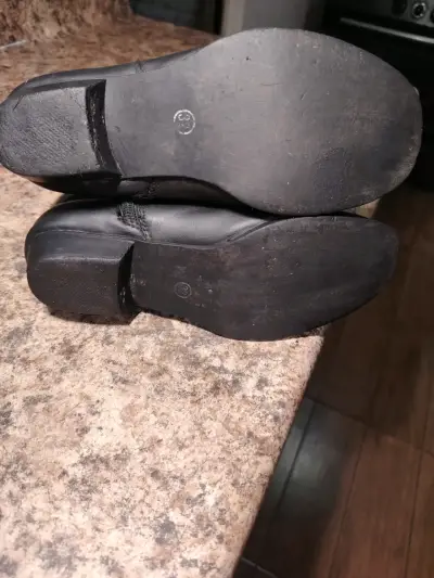 Bota para Huaso de cuero negro para hombre - miniatura 2