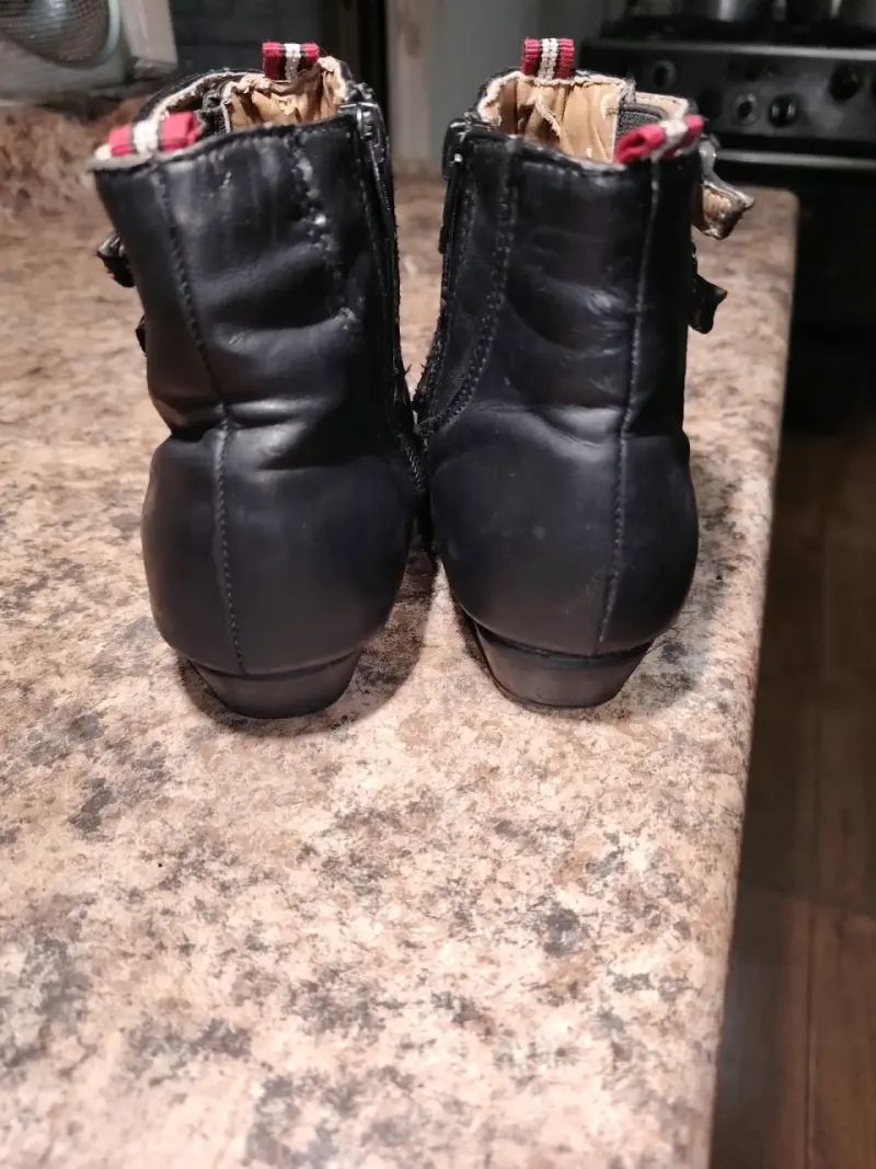 Bota para Huaso de cuero negro para hombre - 4