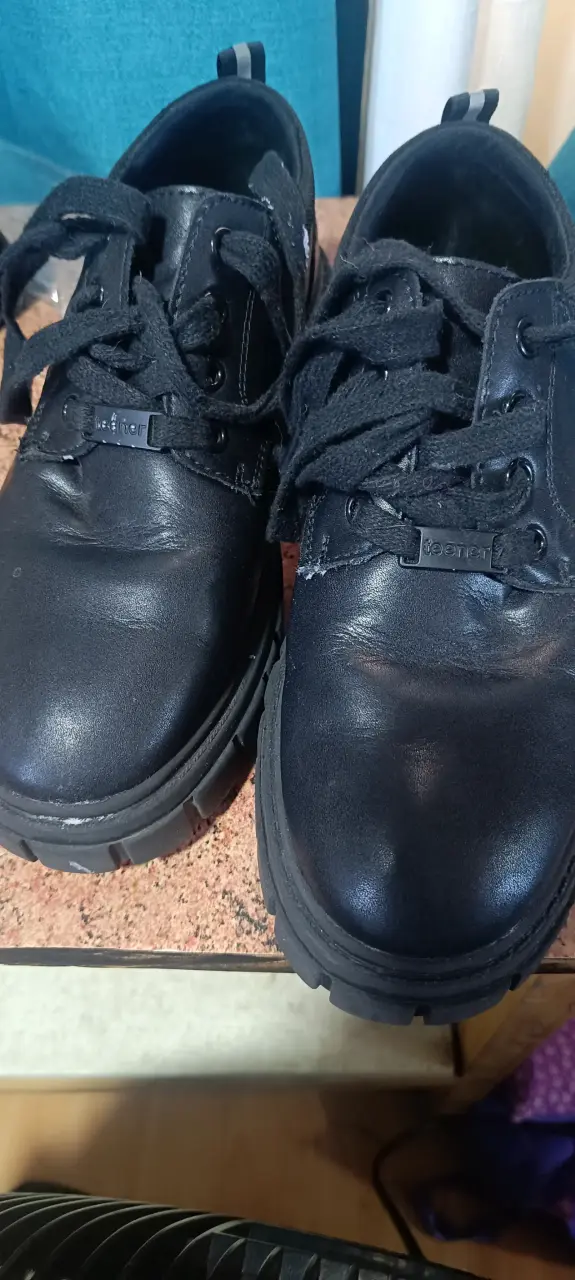 Zapatos de cuero negro Teener para mujer - 1