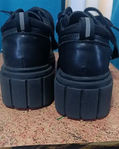 Zapatos de cuero negro Teener para mujer - miniatura 3