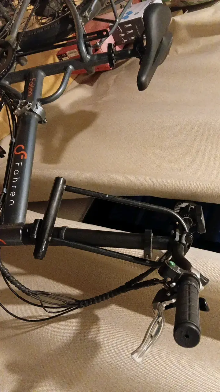Bicicleta plegable Fahren negra - 3