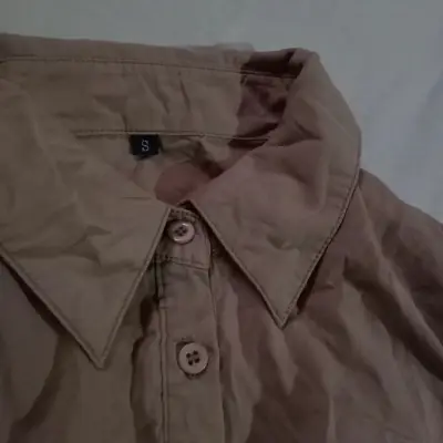 Camisa marrón de manga corta - miniatura 2