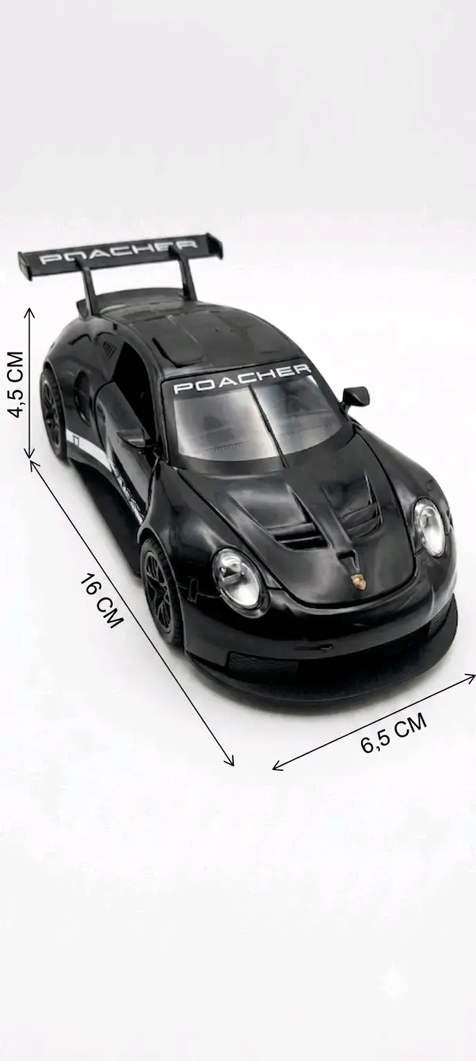 Porsche Gt3 Rs A Escala 1:32 De Metal Con Luz Y So - 2