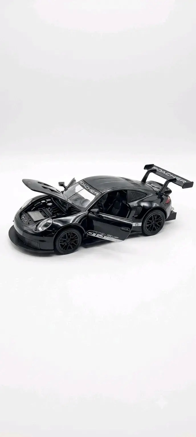 Porsche Gt3 Rs A Escala 1:32 De Metal Con Luz Y So - 3