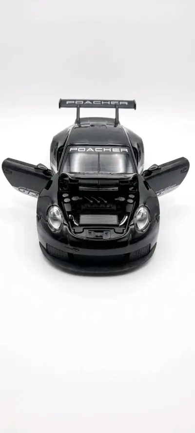 Porsche Gt3 Rs A Escala 1:32 De Metal Con Luz Y So - miniatura 4
