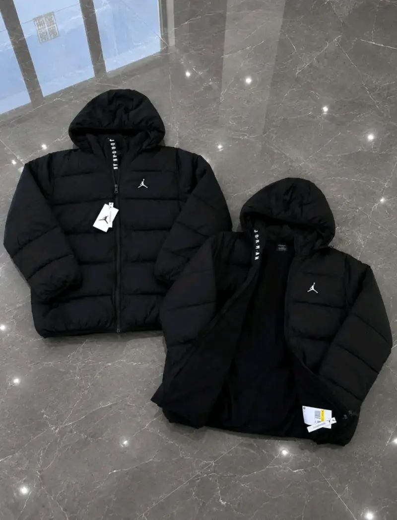 Chaqueta acolchada negra Jordan