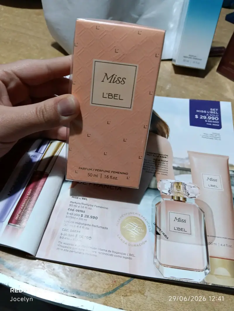Perfume Miss L'Bel 50 ml para mujer