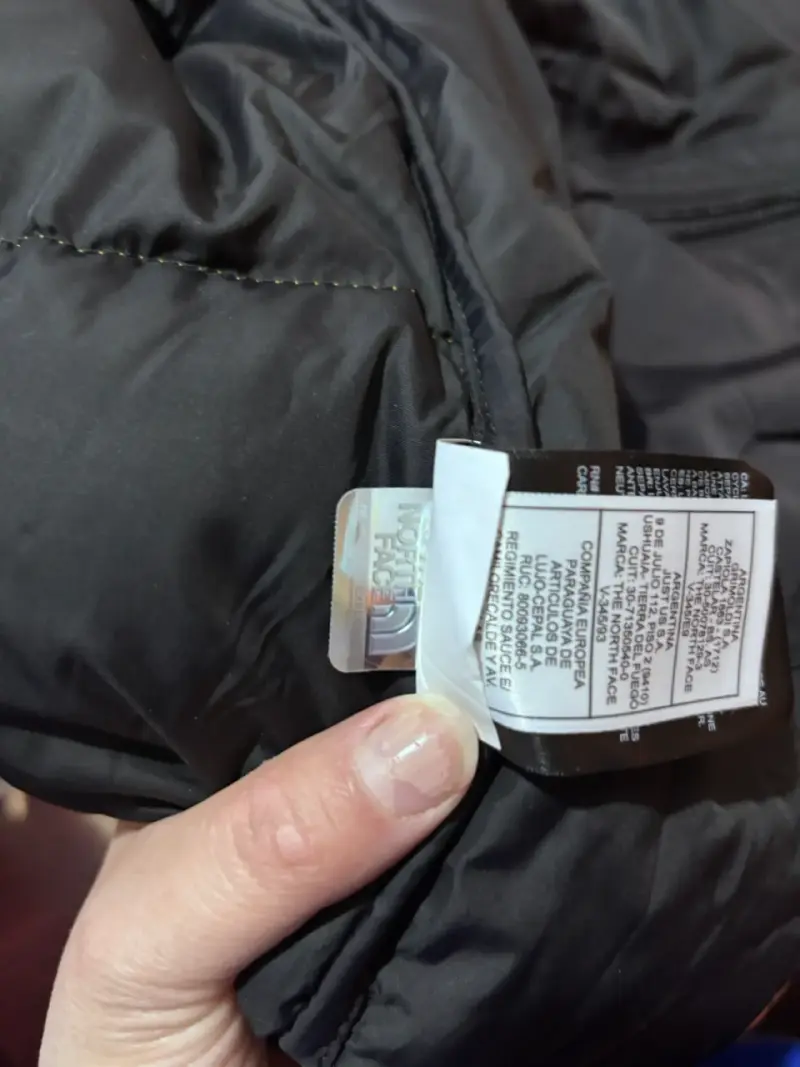 Chaqueta The North Face amarilla y negra - 5
