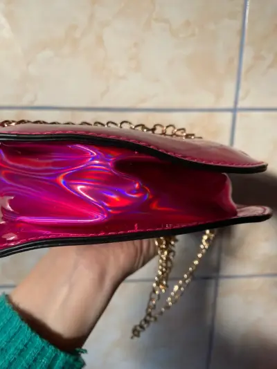 Bolso holográfico con símbolo de dólar - miniatura 6