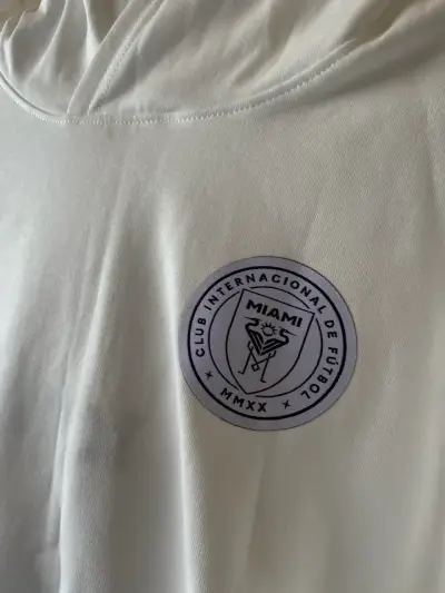 Polerón blanco Inter Miami con capucha - miniatura 2