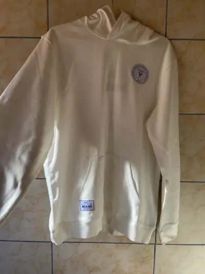 Polerón blanco Inter Miami con capucha - miniatura 3