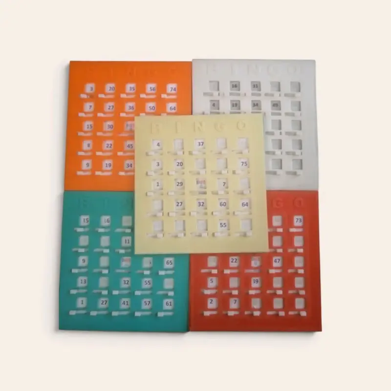 Cartón de Bingo profesional pack de 10u. - 2