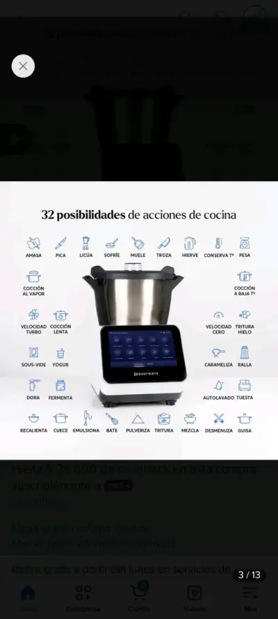 Robot de cocina multifuncional - miniatura 3