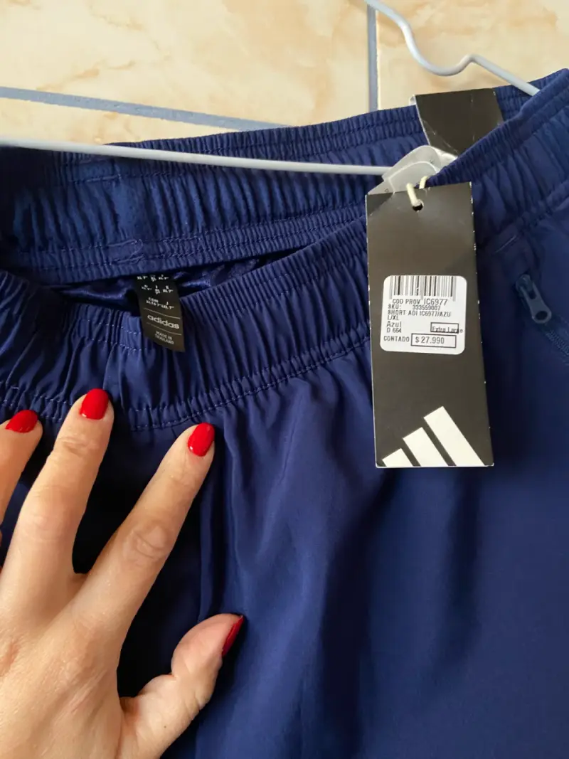 Shorts deportivos Adidas azul marino - 6