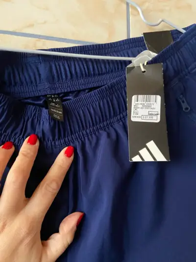 Shorts deportivos Adidas azul marino - miniatura 6