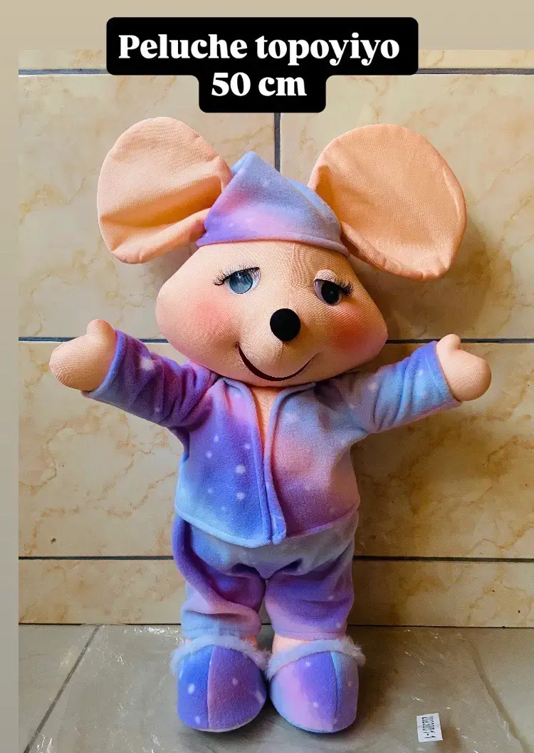 Peluche Topo Gigio 50 cm multicolor - 1