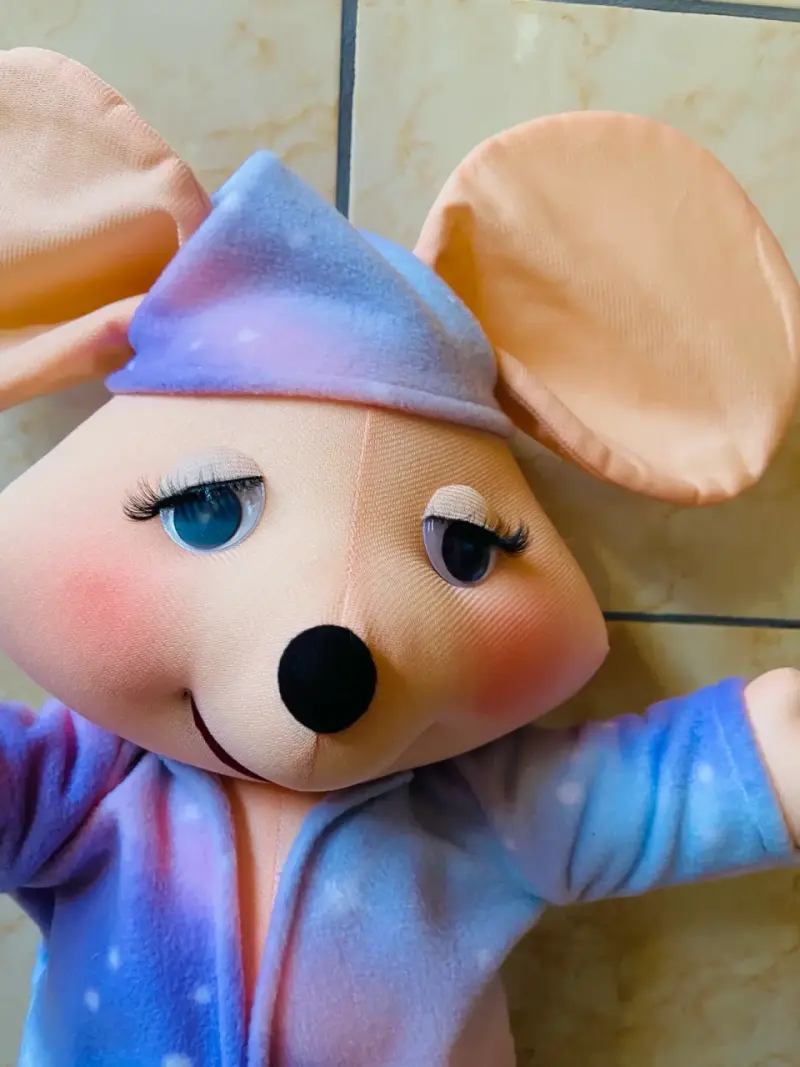 Peluche Topo Gigio 50 cm multicolor - 4