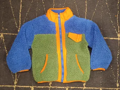 Chaqueta polar infantil tricolor - miniatura 1