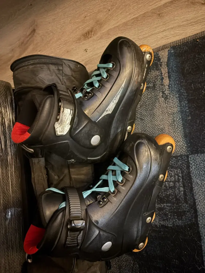 Patines en línea Hondar ABEC 5 negros - 3