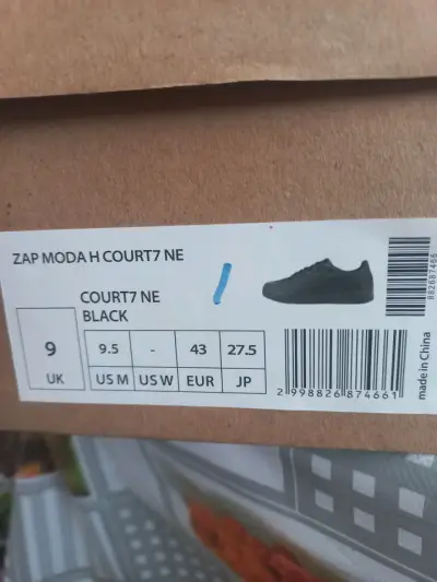 Zapatillas negras deportivas unisex - miniatura 3