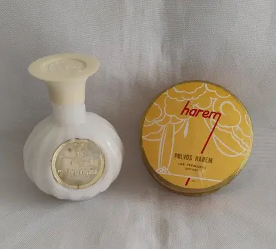 Set vintage de perfume 7 Brujas  y polvos Harem - miniatura 6