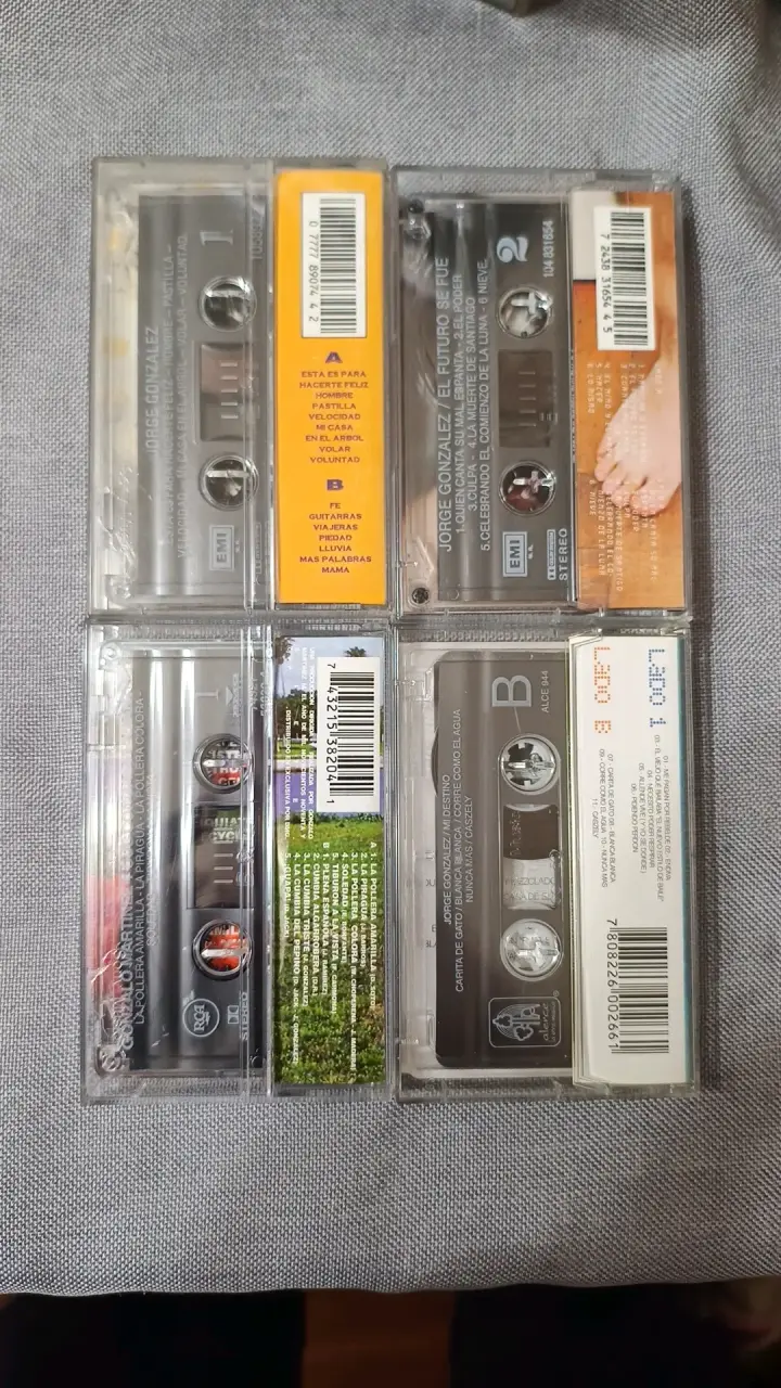 Colección de cassettes Jorge González - 2
