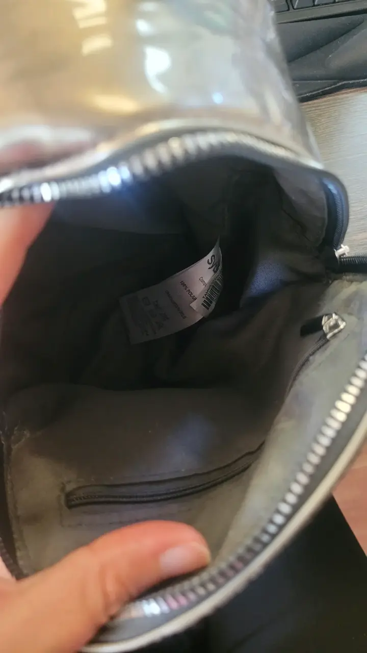 Mochila gris metálico Sybilla - 4