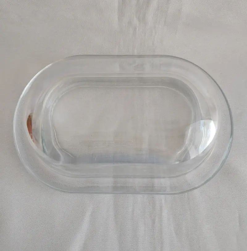 Mantequillera o Quesera de vidrio transparente - 4