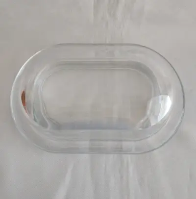 Mantequillera o Quesera de vidrio transparente - miniatura 4
